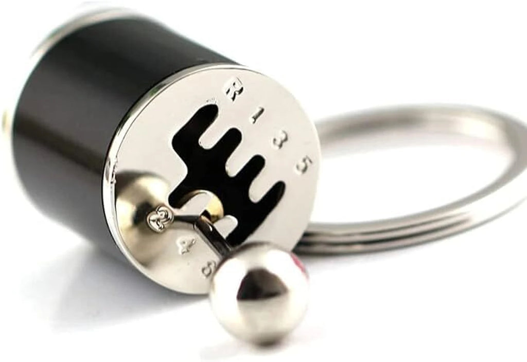 Mini Gear Shifter 6 Speed Keychain (Metal)