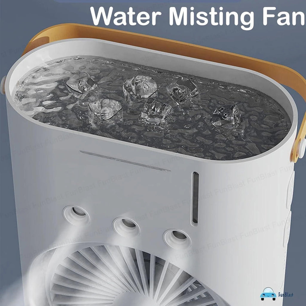 Double Ended Spray Fan Desk Fan with Mist SPSP-82 (Multicolor)
