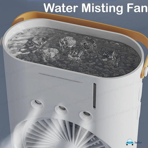 Double Ended Spray Fan Desk Fan with Mist SPSP-82 (Multicolor)