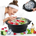 Silicone Ice Face Dip Bowl (Black)