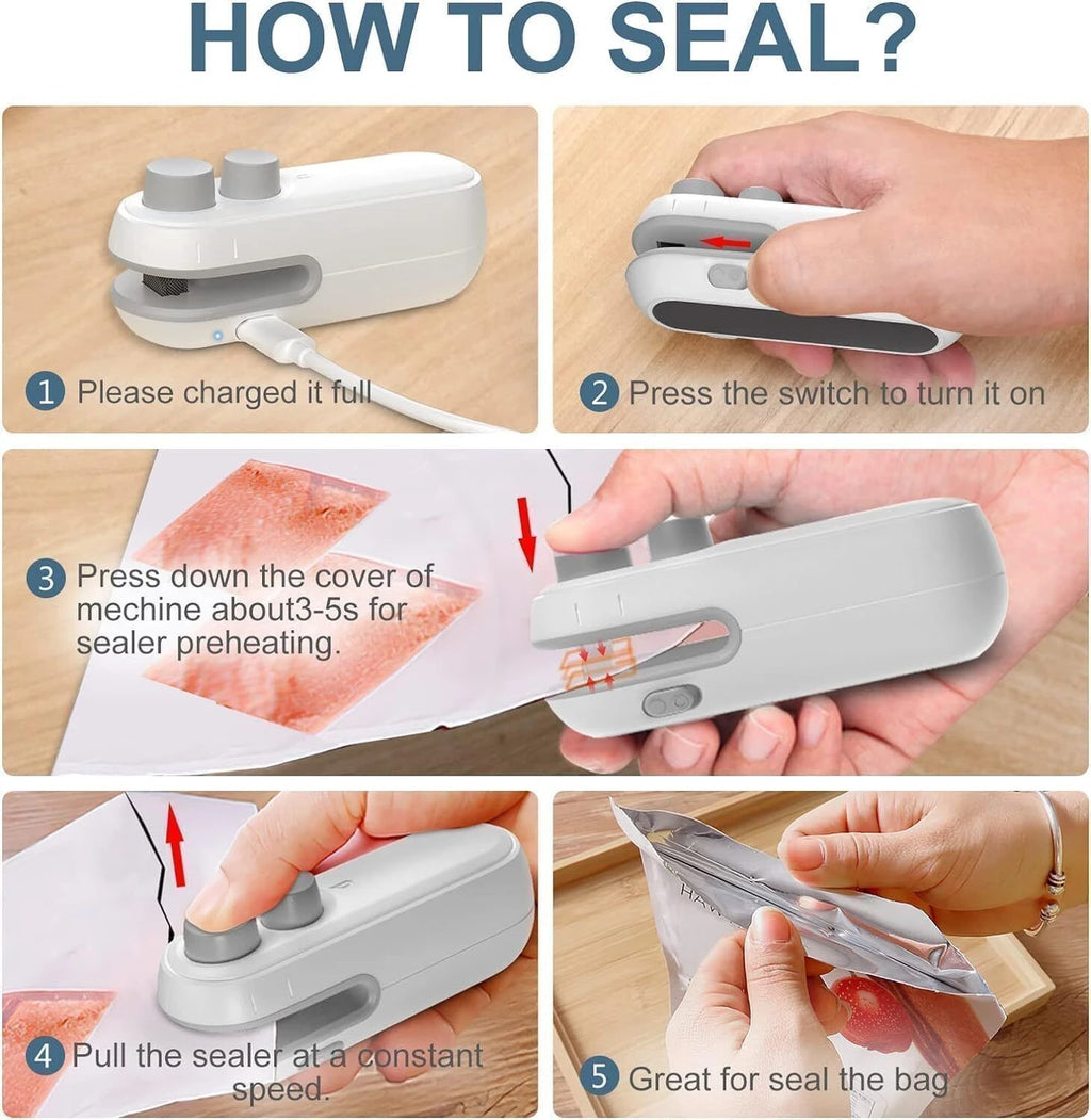 Mini Sealing Machine Packet Sealer (100 mm)